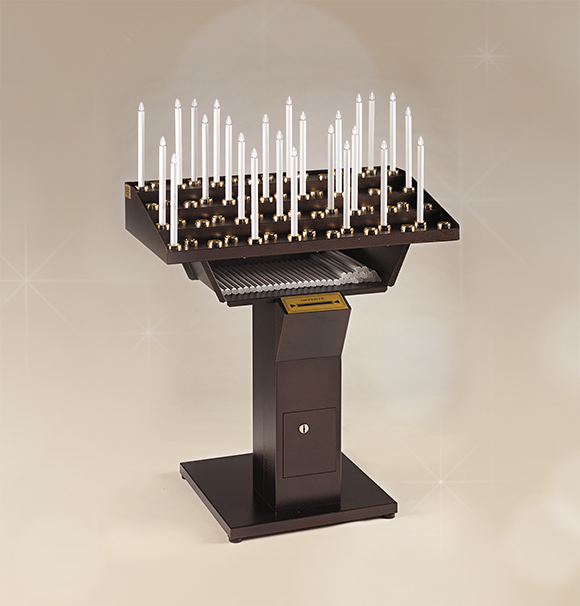 Candeliere elettrico gestuale - Modello 502 da 60 accensioni