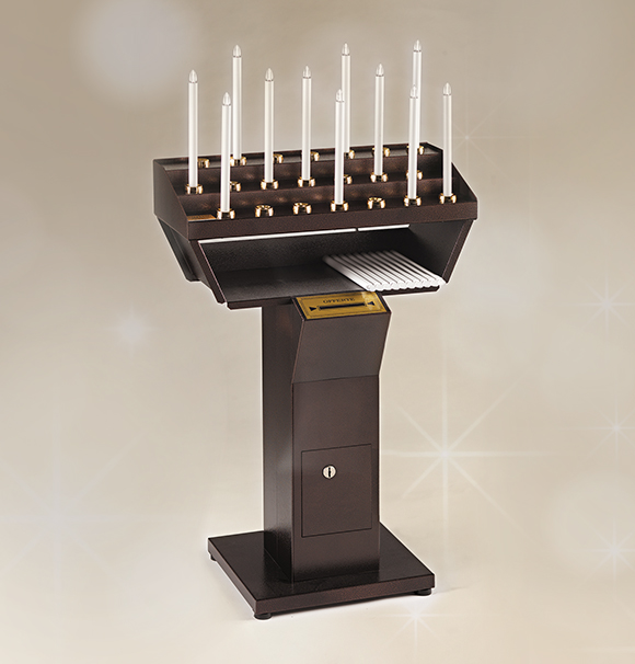 Candeliere elettrico gestuale - Modello 502 da 21 accensioni