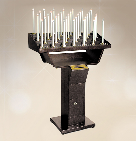 Candeliere con interruttori - Modello 506 da 33 accensioni