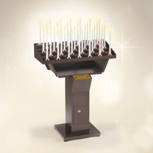 Candeliere votivo elettronico No Touch - Modello 509 da 33 accensioni