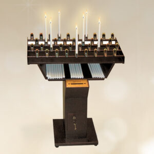 Candeliere tradizionale per candele di cera - Modello 600 da 38 accensioni